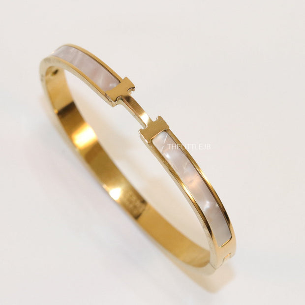 Gold plated MOP bracelet