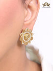 Medusa Sun and CZ studs