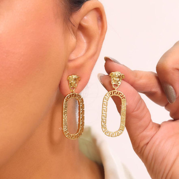 Medusa oval dangles