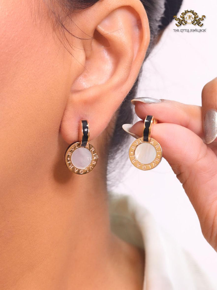 Alphabet B earrings