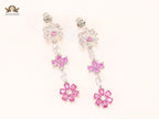 Dainty floral earrings