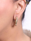 Alphabet B small twisted hoops