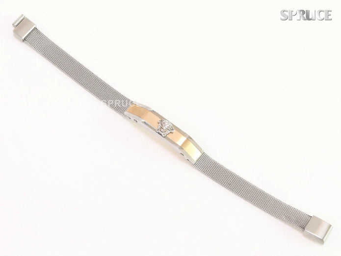 Medusa's mesh platinum Bracelet