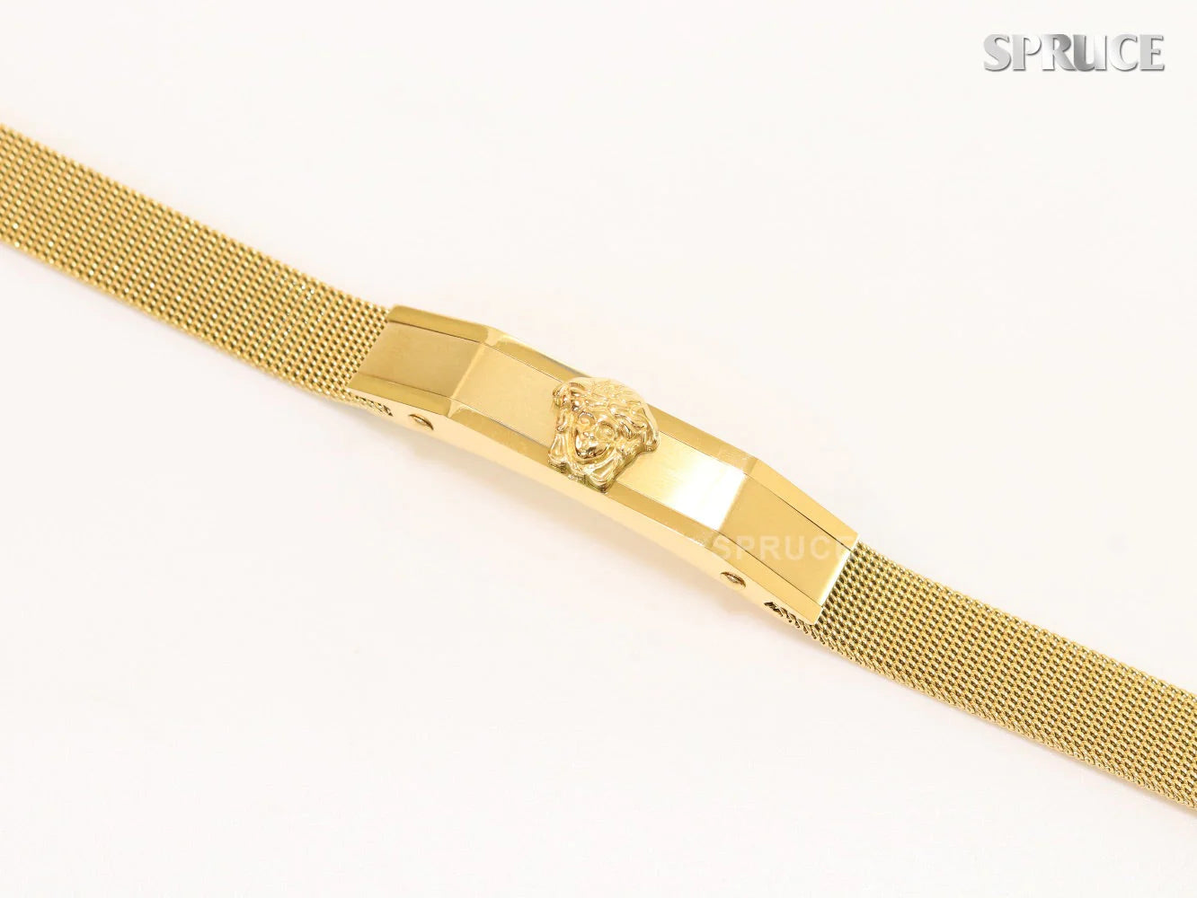 Medusa's mesh gold Bracelet
