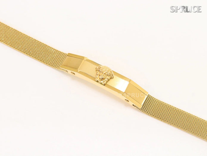 Medusa's mesh gold Bracelet