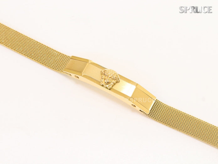 Medusa's mesh gold Bracelet