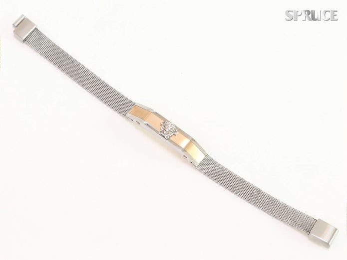 Medusa's mesh platinum Bracelet