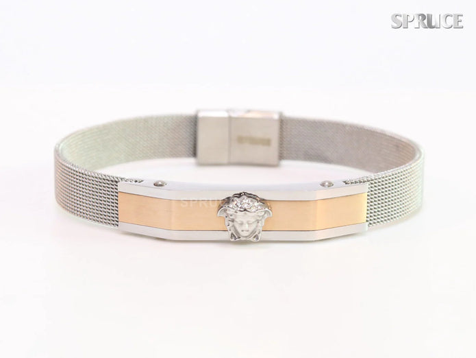 Medusa's mesh platinum Bracelet