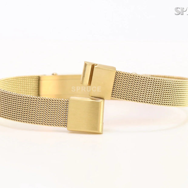 Medusa's mesh gold Bracelet
