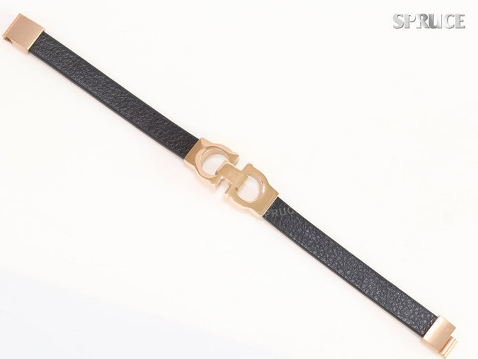 Alphabet Forge-worn Rose Gold Band