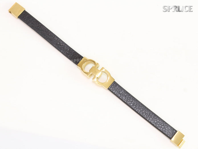 Alphabet Forge-worn Gold Band