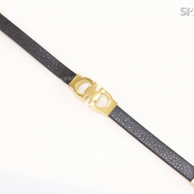 Alphabet Forge-worn Gold Band