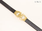 Alphabet Forge-worn Gold Band