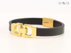 Alphabet Forge-worn Gold Band