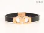 Alphabet Forge-worn Rose Gold Band