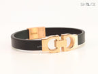 Alphabet Forge-worn Rose Gold Band