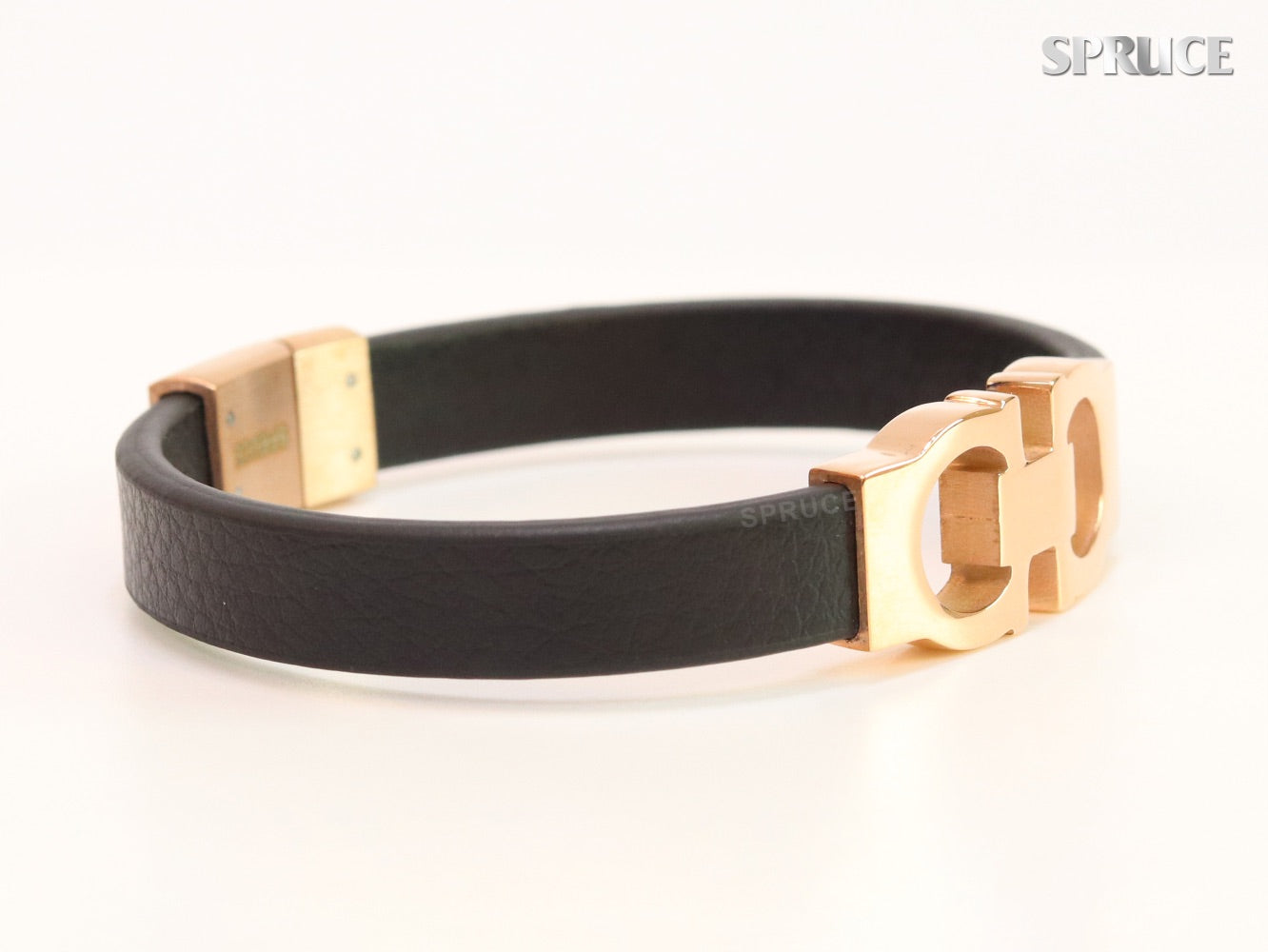 Alphabet Forge-worn Rose Gold Band