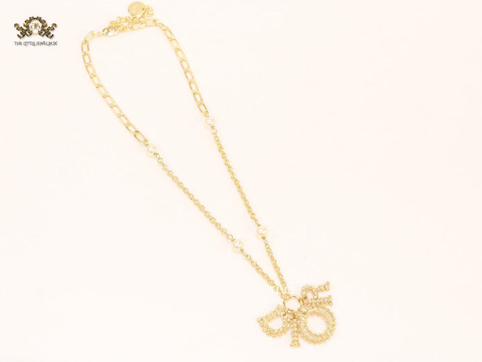 Alphabet CD charms chain