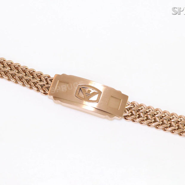 Alphabet A&E rose gold bracelet