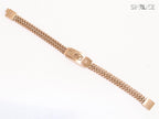 Alphabet A&E rose gold bracelet