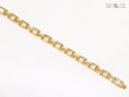 Wide link chain Gold Bracelet