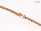 Alphabet A&E rose gold bracelet