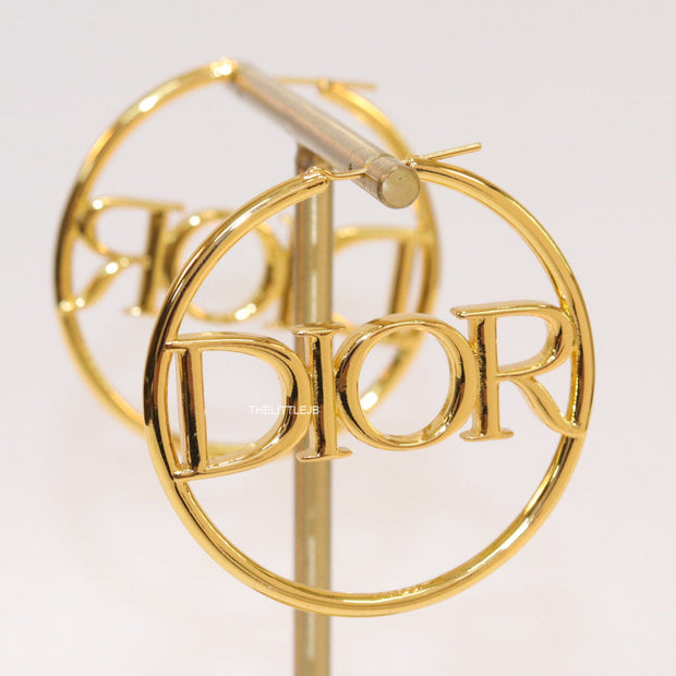 Large golden alphabet  hoops