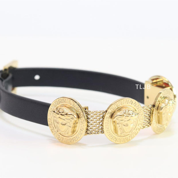 Black medusa belted bracelet