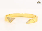 Alphabet P Cz and gold bracelet
