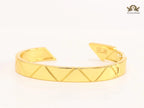 Alphabet P Cz and gold bracelet