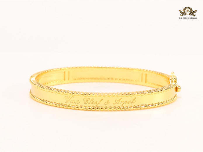 Sleek gold bracelet