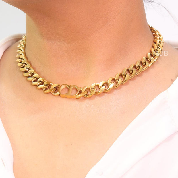 Alphabet CD link choker
