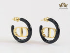 Alphabet CD black hoops