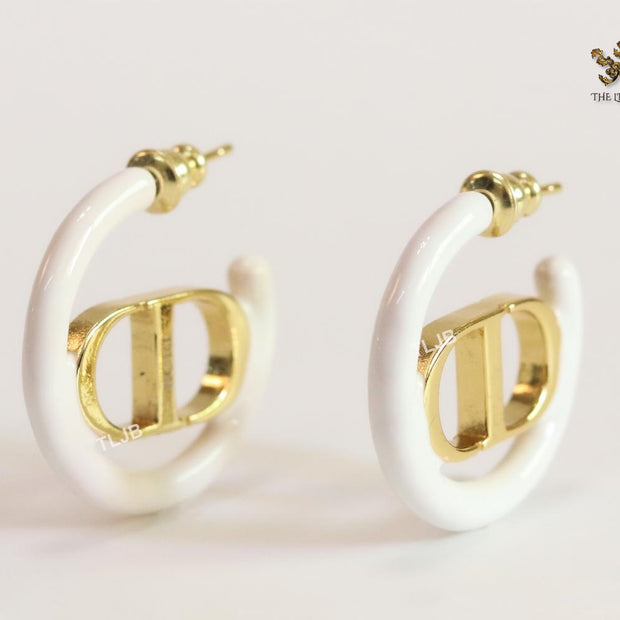Alphabet CD white hoops