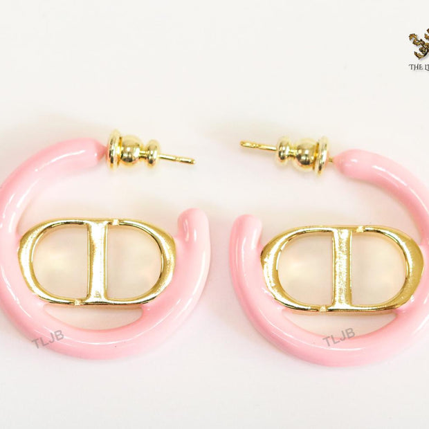 Alphabet CD pink hoops