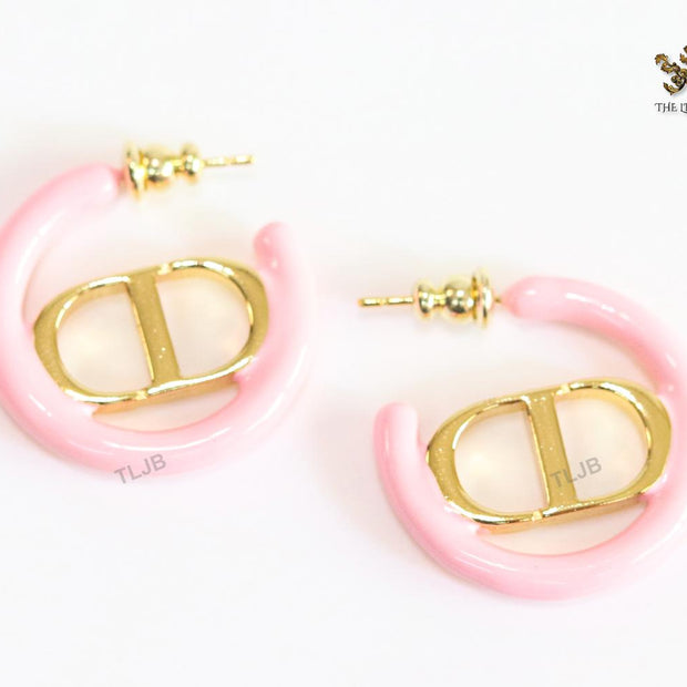 Alphabet CD pink hoops