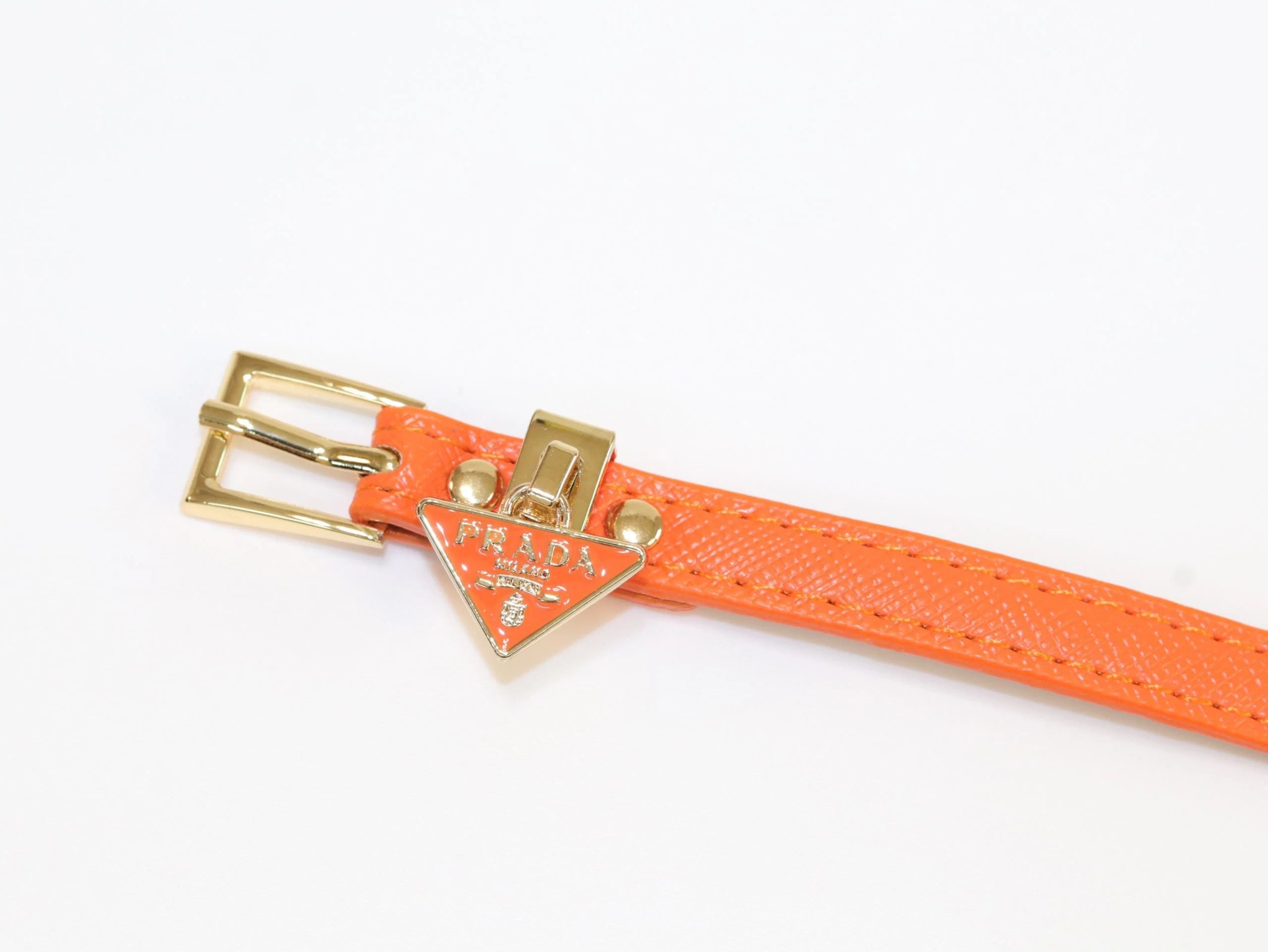 Orange belted bracelet
