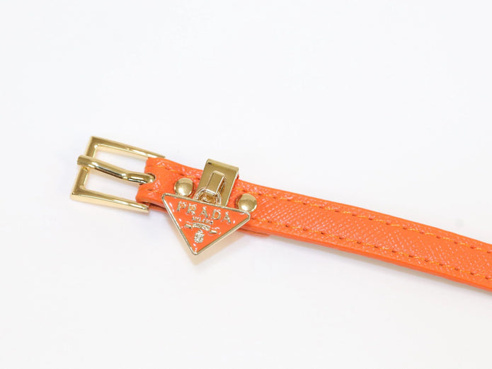Orange belted bracelet