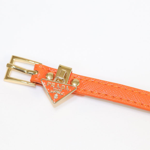 Orange belted bracelet