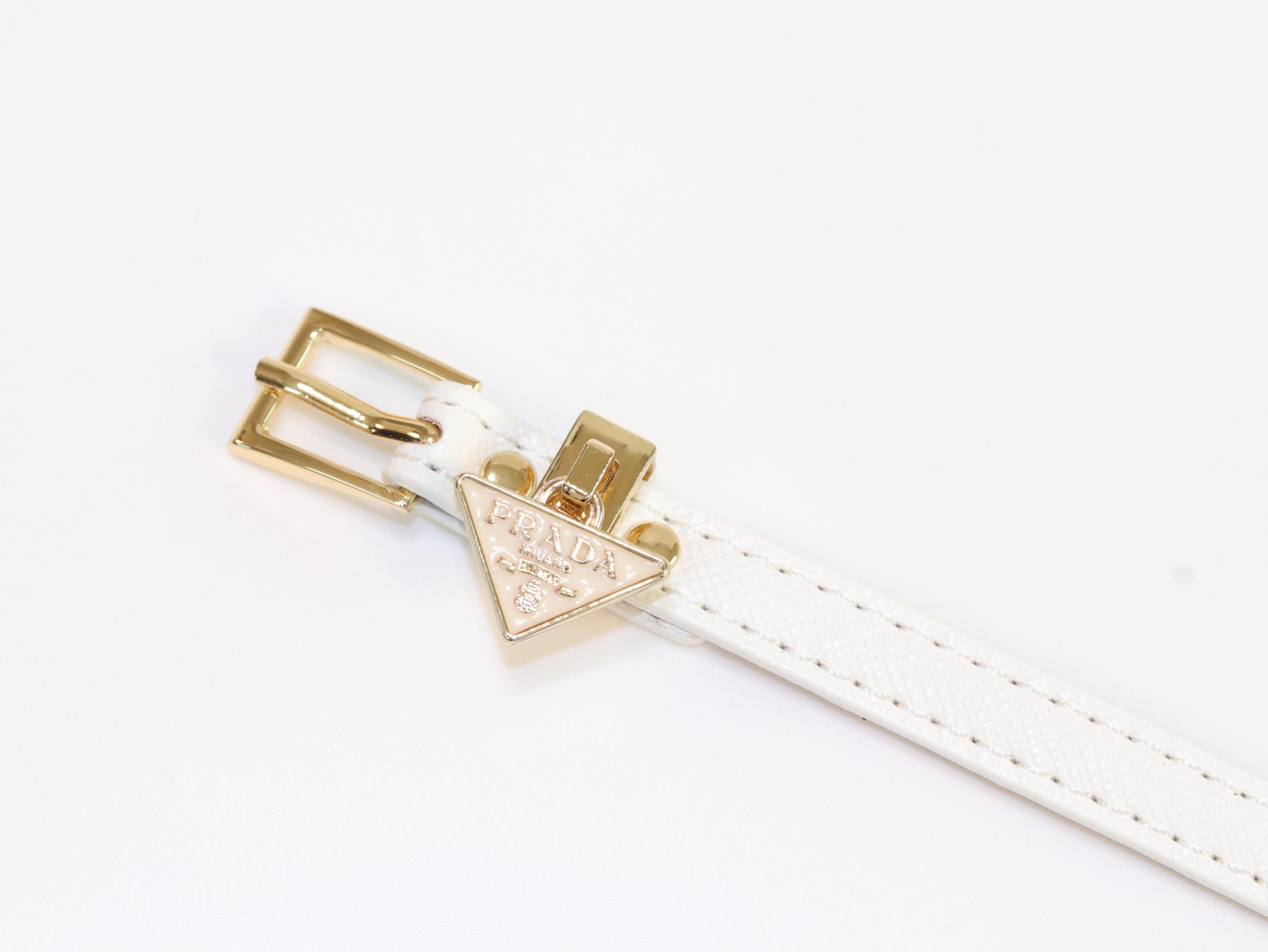 White belted bracelet