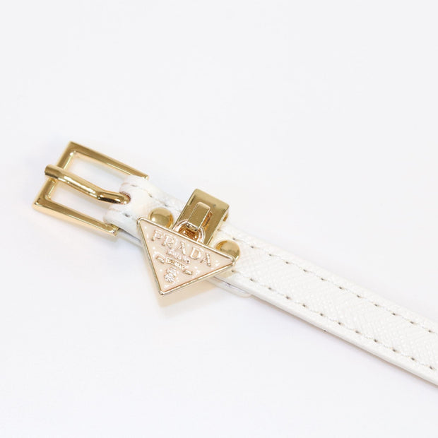 White belted bracelet