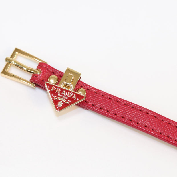Red belted bracelet