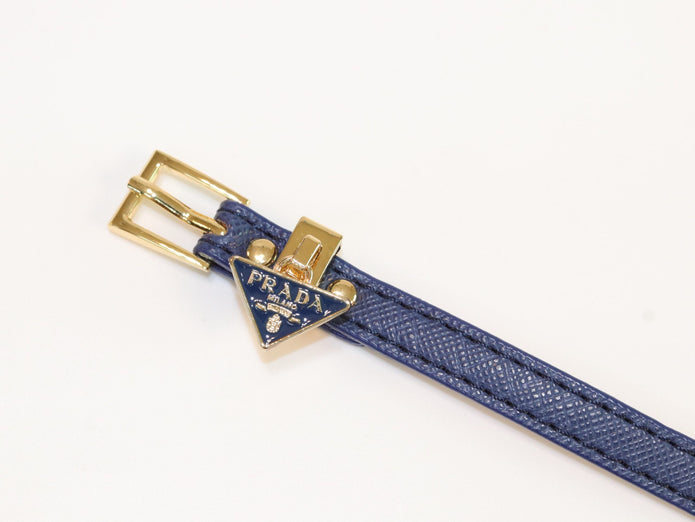 Blue belted bracelet