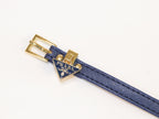 Blue belted bracelet