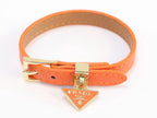 Orange belted bracelet
