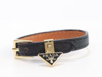 Black belted bracelet