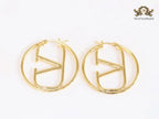 Alphabet vertical V hoops