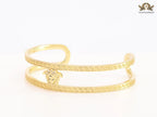 Medusa on gold bracelet