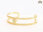 Medusa on gold bracelet