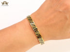 Black Double F Gold Bracelet